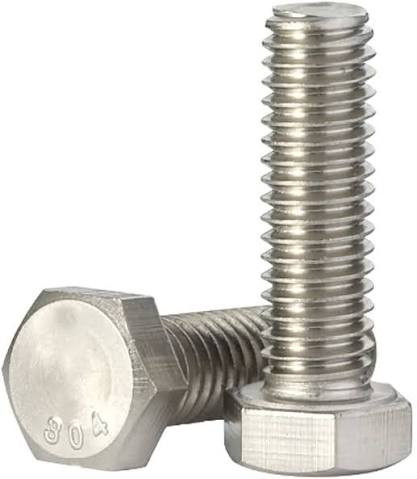 پیچ شش گوش DIN 933 استیل A2 (304)