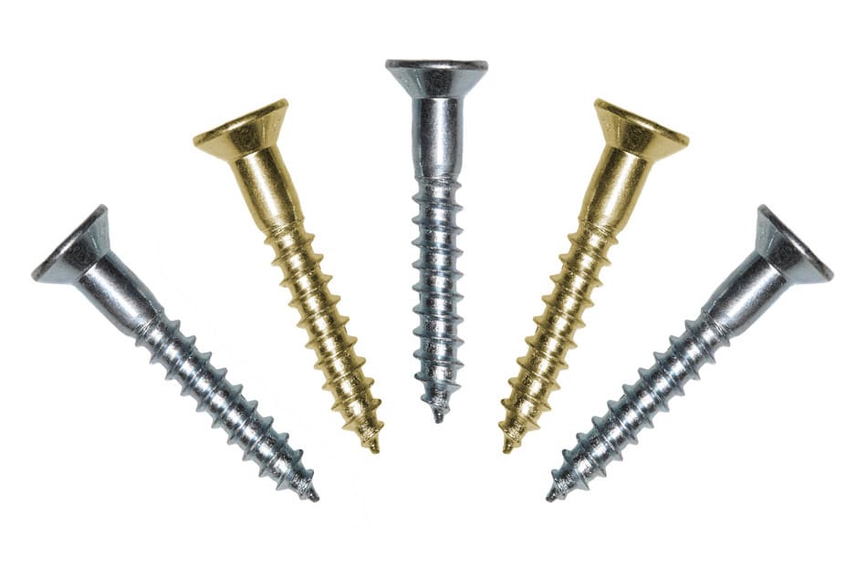 پیچ چوب 12×3 طلایی چهارسو