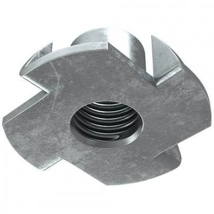 مهره خاردار چهارپر چوب و MDF سایز M8